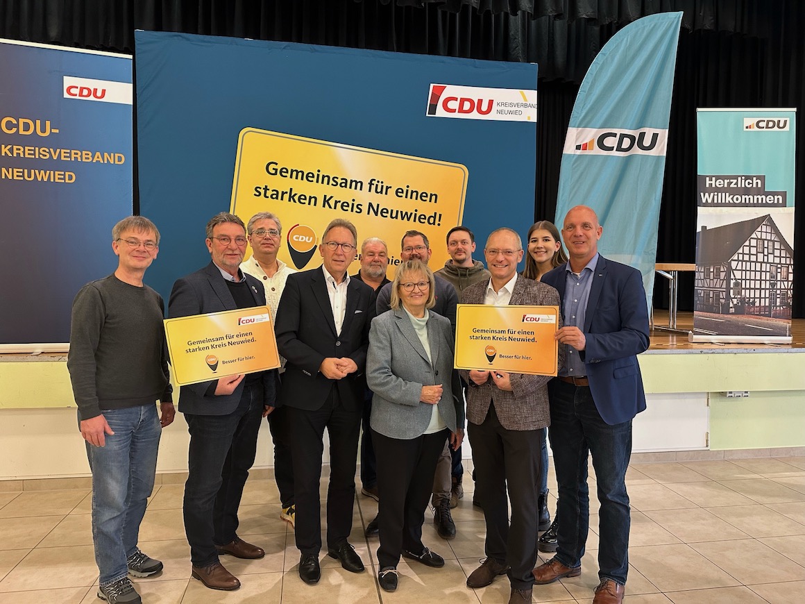 Die Kandidatinnen und Kanditaten des CDU Gemeindeverbands Asbach